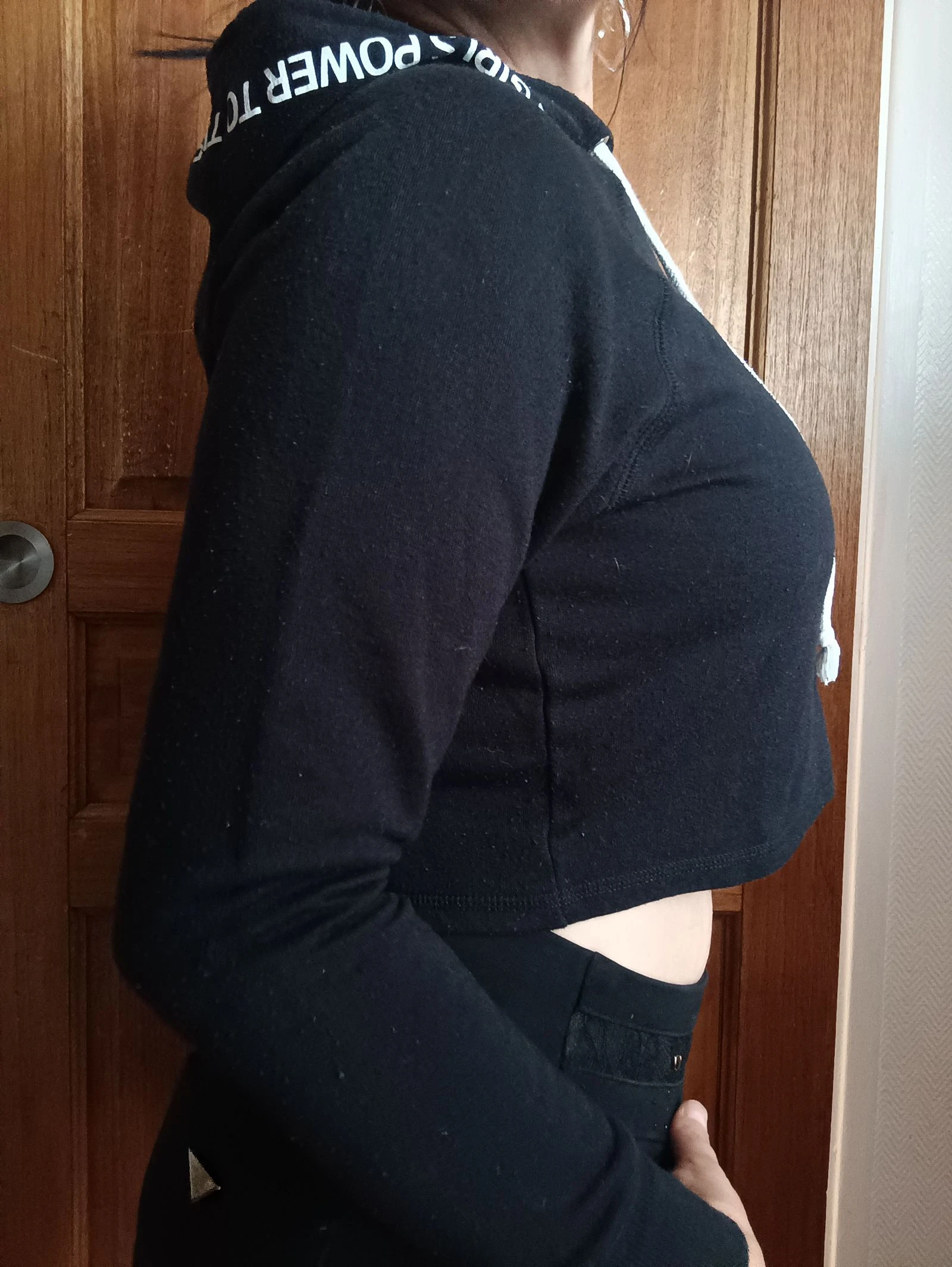 Crop top hoodie - size XS – photo 2